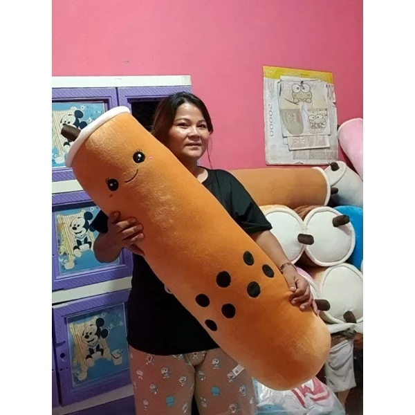 Boneka guling  boba dewasa panjang 95cm viral tiktok