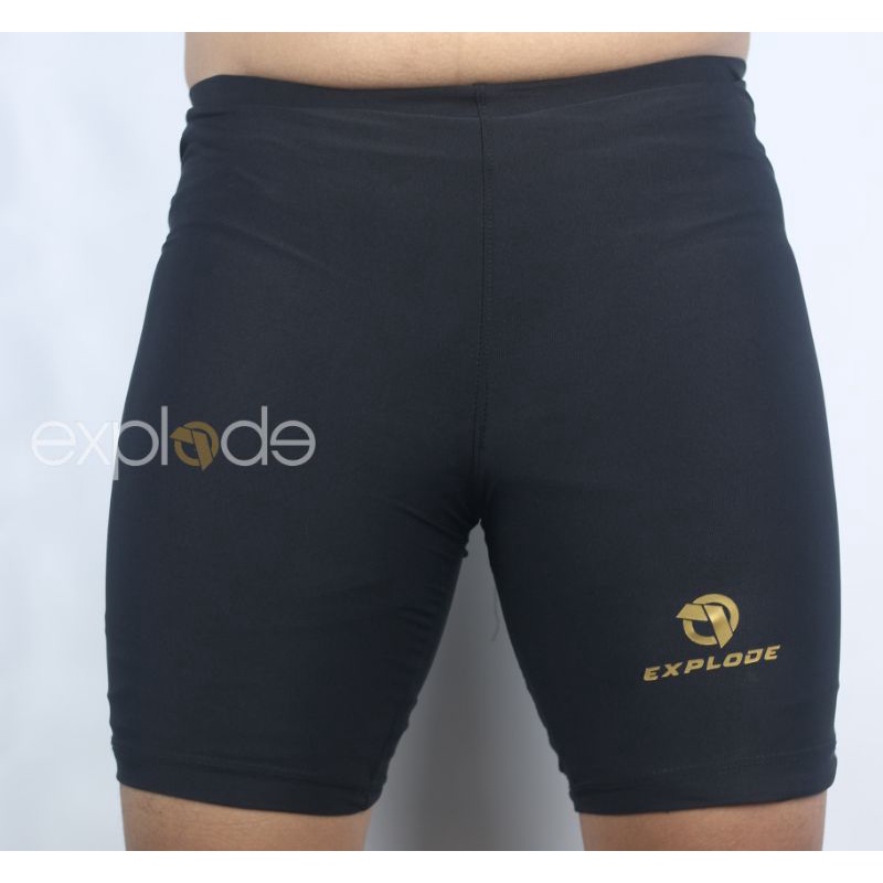 EXPLODE - Shot Olahraga Elastis Pria dan Wanita leging pendek