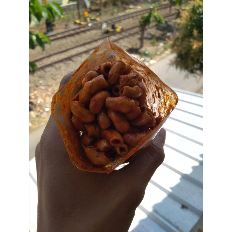 Makaroni Bantet 40gr Pedas Gurih Renyah