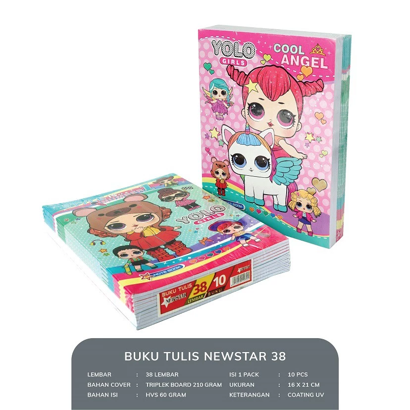 Buku Tulis 38 Lembar NewStar