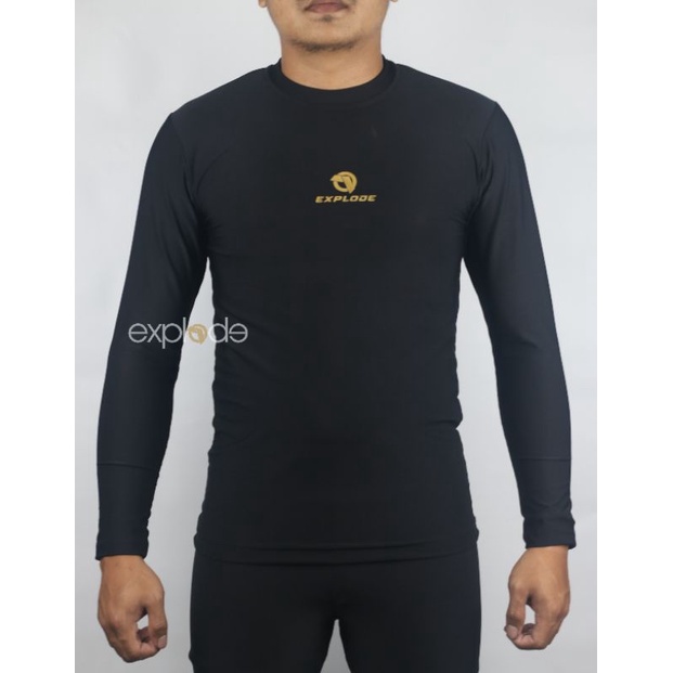 EXPLODE- Baselayer Manset Olahraga Leher Pendek Unisex