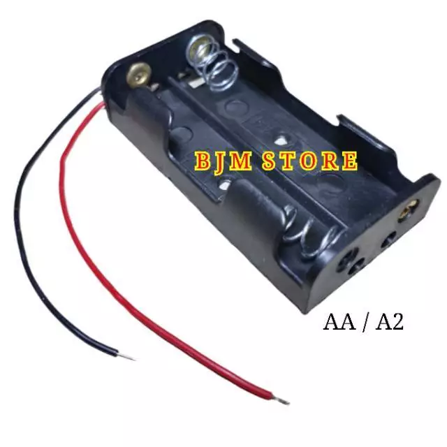 Tempat Baterai Kecil A2 / AA - Holder - Kotak Baterai Kecil