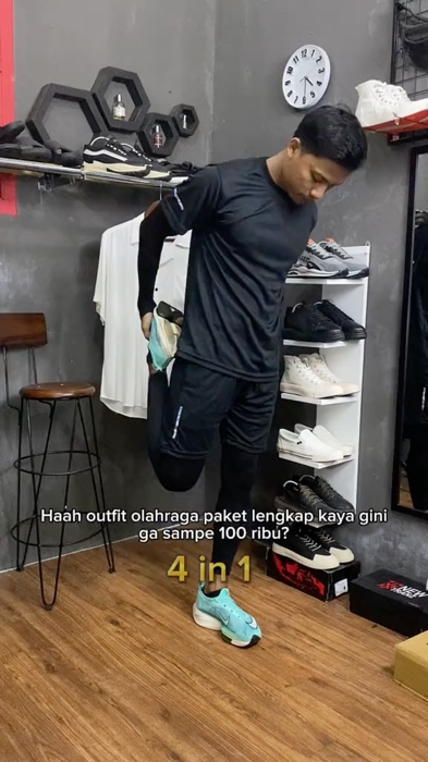 Paket lengkap #4in1 #paketlengkap #outfitlari #kaosjoging #setelanolahraga