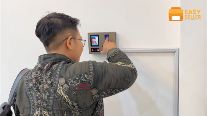 Perusahaan menggunakan ini untuk absen sangat nyaman！！！！#MesinAbsensi #faceid #perusahaan