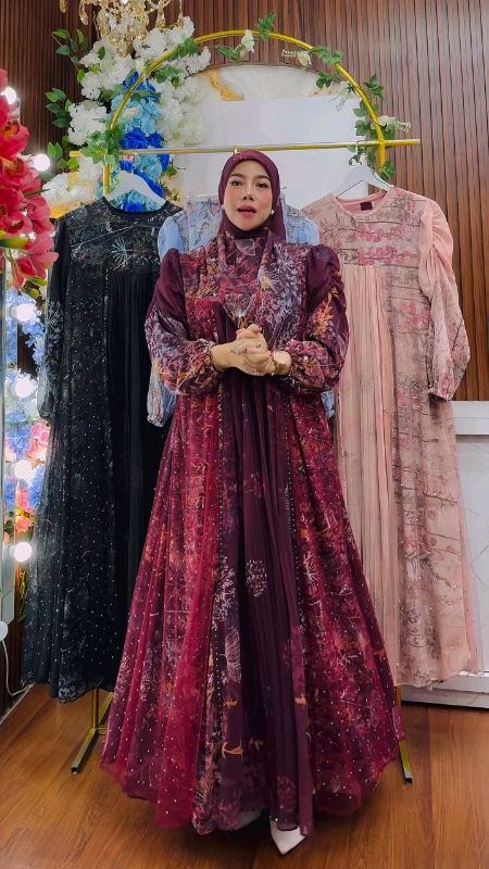 #gamissethijab #gamisterbaru #gamispremium #gamismewah #gamislebaran #dresslebaran #bajumewah #gamiskondangan #dresskondangan #dresscantik #gamis