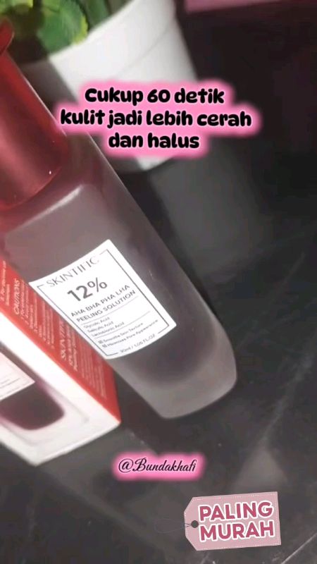 PROMO Skincific peeling serum solution #skintific #skintificpeelingsolution #skintificpromo #RacunShopeeCheck