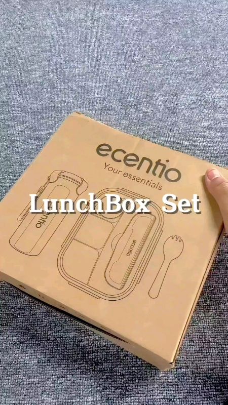 Kotak Makan | Lunch Box Anti Tumpah #lunchbox #kotakmakanantitumpah #ecentiolunchbox #ootdinspiration #ootdinspirations #ShopeeReview #shopeevideo
