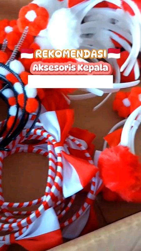 macam macam bando merah putih #shoppefashion #fyp #cekoutkeranjangoren #produkviral #gratisongkir #Diskon50Persen #DiskonRacunShopee #shopeevideo