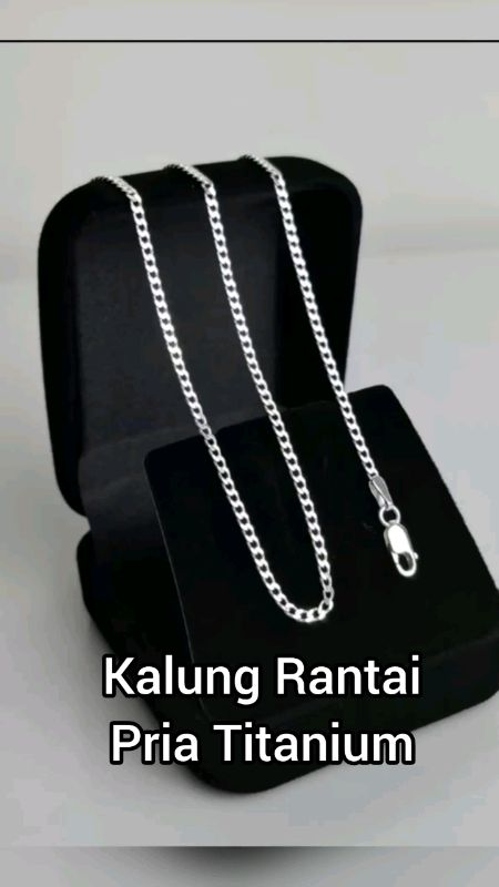 KALUNG RANTAI PRIA TITANIUM #kalungtitanium #kalung #kalungrantai #kalungpria #kalungantikarat