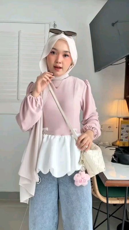 NJW - DHIVA CHOICE BLOUSE WANITA SUYI ATASAN LENGAN PANJANG - ATASAN WANITA #ShopeeFashionHaul #ShopeeCOD #ViralDiShopeeVideo #spillracunshoppe #fyp