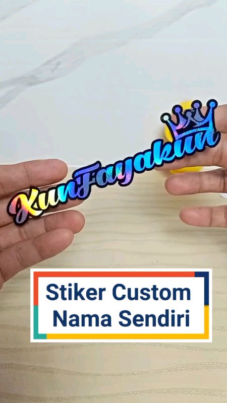#stikercustomnama #stikercustom #ViralDiShopeeVideo #RacunShopee