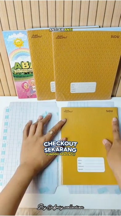 ￼SAMPUL BUKU STIKER PVC FILM PELINDUNG BUKU TEKSTIL 10 LEMBAR BURAM TAHAN AIR DENGAN PEREKAT #sampulbukupvc #stikerbukusekolah #sampulbukustiker