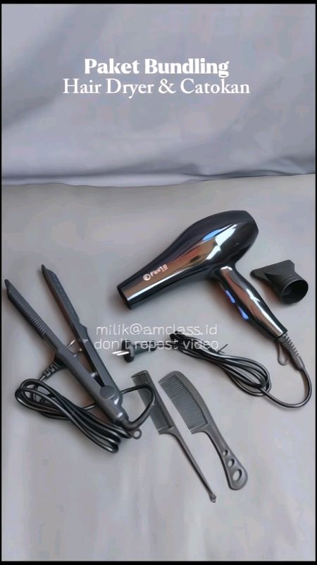 paket bundling hair dryer dan catokan #catokanrambut #catokanlurus #catokanluruscurly #hairdryer #hairdryermurahberkwalitas #paketbundling