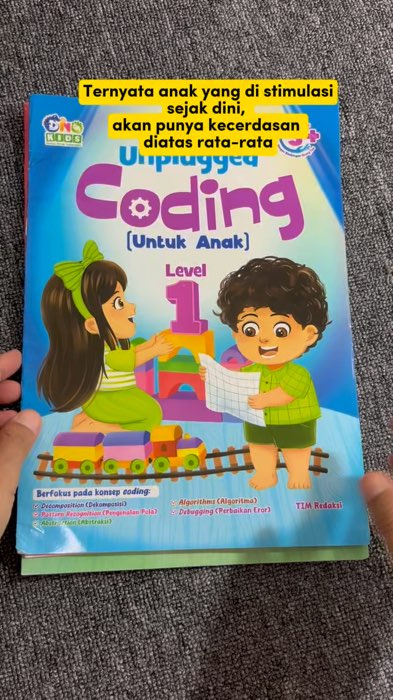 Coding level 1-3 #coding #codingforkids #bukucodingforkids #GratisOngkirRP0 #ViralDiShopeeVideo #SpillBawaBerkah #SpillRacunShopee