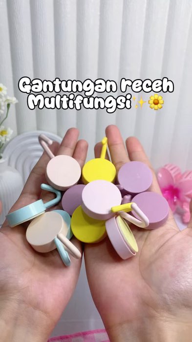 Setelah punya ini ga perlu rusakin tembok lagi pakai paku✨#hookbulat #hookbulattempel #gantungantempel #gantungan #gantungantanpapaku