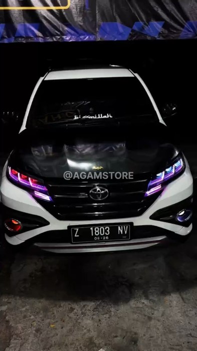 Headlamp variasi RGB All new rush terios 2018-2025#RacunShopeecheck #SpillRacunShopee #DiskonRacunShopee #racunshopeemurah #RacunShopee #shopeevideo