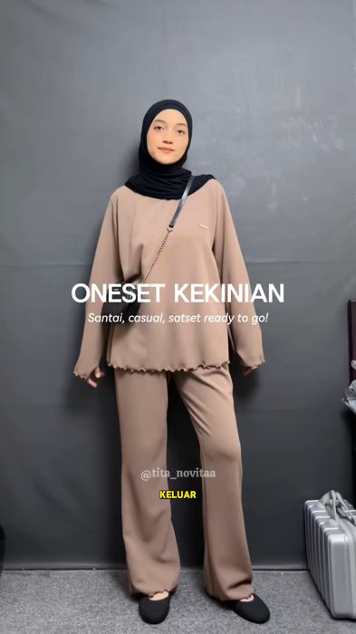 Oneset kekinian #onesetwanita #onesetcutbray #onesetkekinian #shopeefitcheck