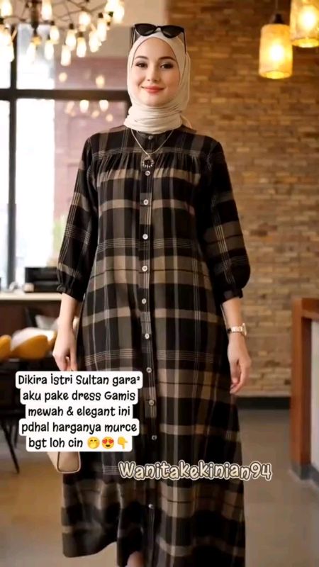 gamis kotak#TermurahDiShopee #trendingvideo #murahlebay #shoppeevideo #TermurahDiShopee