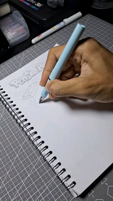 tes kekuatan pensil abadi.. #pensilabadi #eternal #unlimited #pencil #atk