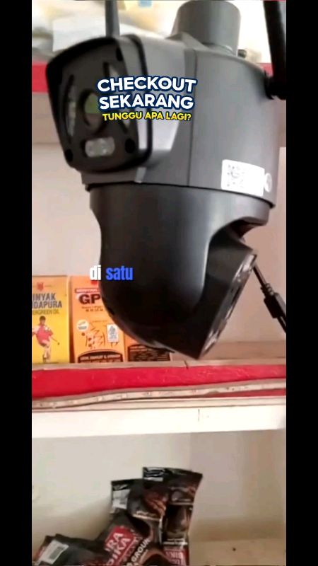 Dua lensa, pandangan 360°, keamanan total di satu kamera #cctv #RacunShopee #ShopeeLook #ShopeeCOD #GratisOngkirRP0 #SpillBawaBerkah