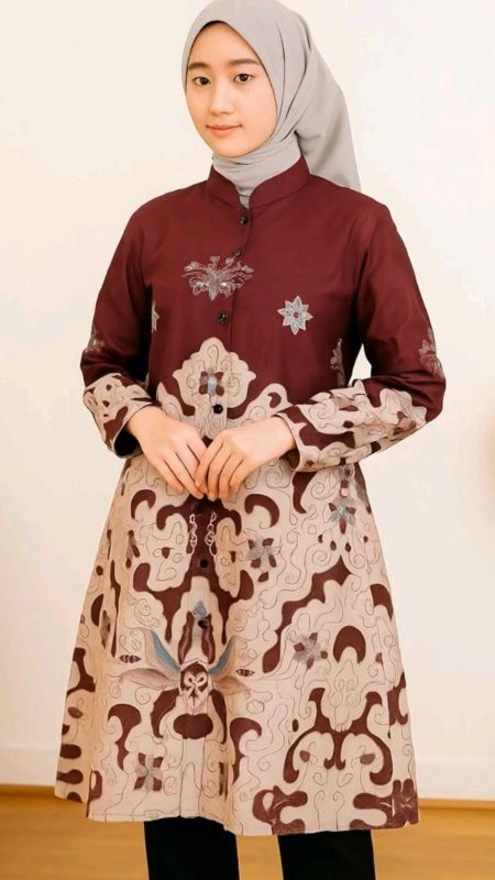 TUNIK BATIK #tunikbatik #tunik #fyp