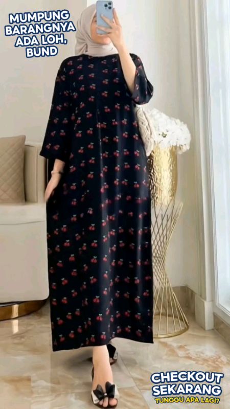 DASTER GAMIS LENGAN 3/4 M,Daster Rayon #dastermurah #dastercantik #RacunShopee #dastergamis #cekkeranjangkuning
