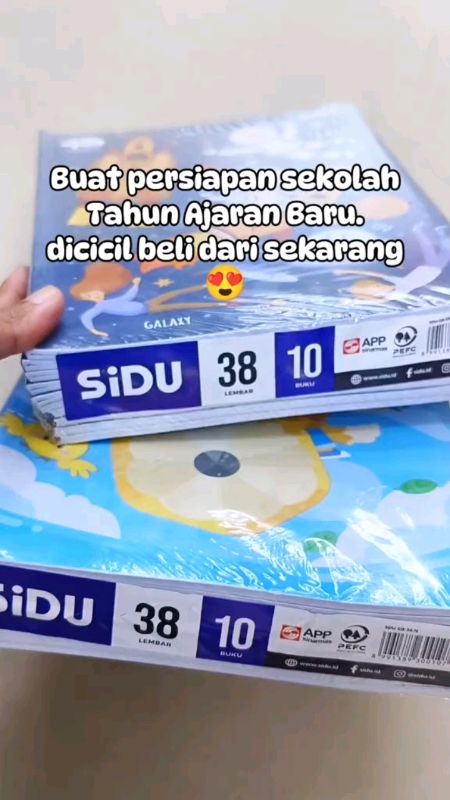 Buku Tulis Sidu sekolah anak isi 1 buku 38 lembar. #bukutulis #buku sekolah murah 1pak #sekolah #buku #bukumurah #fyp