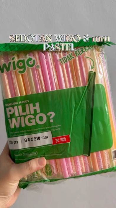 Baru nemuin sedotan murah se-lucu inii, Yuk Buruan di CO!!!🫶 Hanya Sedotan Wigo 8 mm Pastel yang pastinya ramah lingkungan juga #SpillRacunShopee