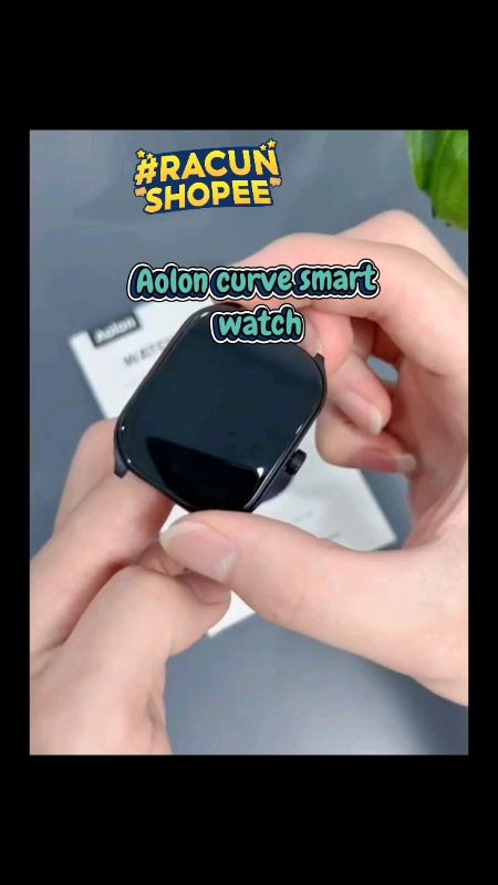 【24H online】Aolon Curve Smart Watch Original IP68 Waterproof  2.01-inch #SpillRacunShopee #ViralDiShopeeVideo #SpillBawaBerkah #aolonsmartwatchcurve