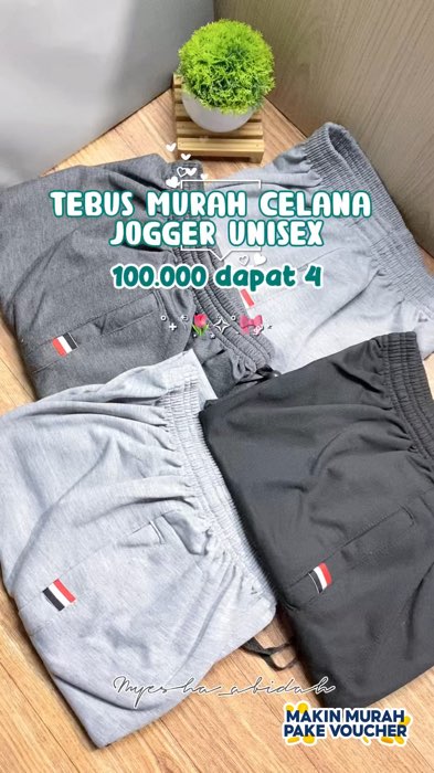 Promo murah🥰#RacunShopee #ViralDiShopeeVideo #SpillBawaBerkah #DiskonRacunShopee #ShopeeFashionHaul #celanajogger #celanajoger #celanatraining #fyp