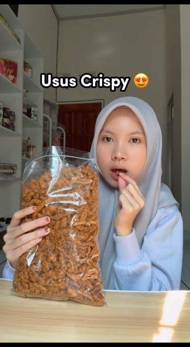 Usus Crispy yg ga bau 😍  #ususkrispy #ususcrispy #keripikusus #sohibcemilan