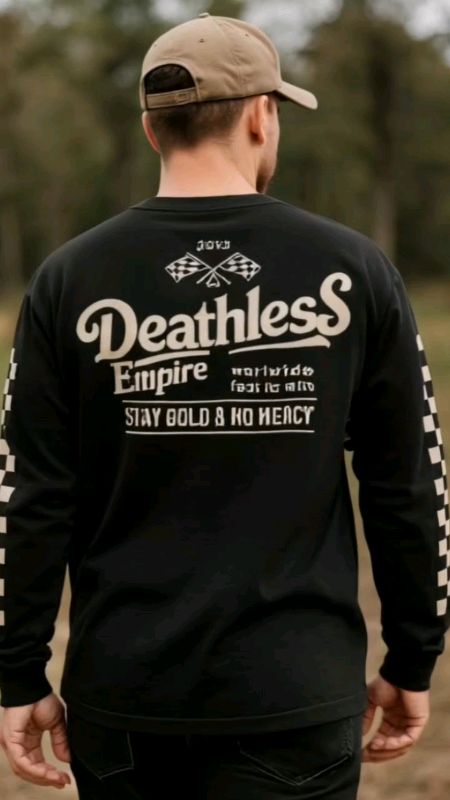 DEATHLESS KAOS LENGAN PANJANG #GratisOngkirRP0 #ShopeeCOD