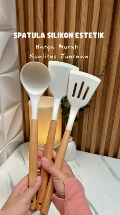 Spatula Silikon Estetik. #spatula #spatulasilikon #spatulasilikonestetik #spatulaviral #spatulaestetik #fyp #fypage #foryourpage #RacunShopee #fyp