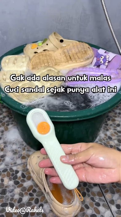 Sikat sandal multifungsi dengan dispenser sabun #sikat #sikatmultifungsi #sikatsandal #sikatdispenser #sikatsandalsepatu #RacunShopee