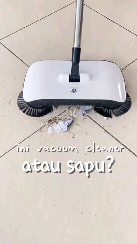 Sapu otomatis wah kalian harus punya sih bikin satset gk pake pengki lagi deh promo di keranjang aja ya #sapuotomatis #sapumurah #fyp #vacumcleaner #b