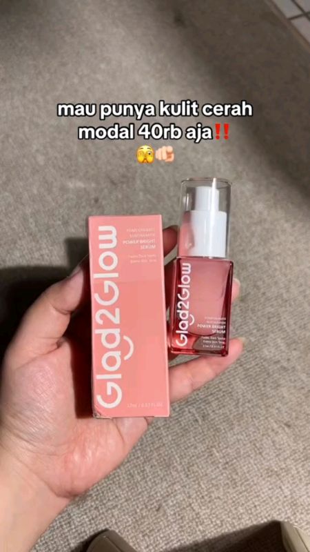 Glad2Glow bundle [Paket hemat mencerahkan] Murah saja!! #glad2glow #glad2glowreview #glad2glowserum #murahbanget #fypp