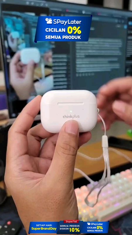 #twsbluetooth #twsmurah #lenovothinkplus #heatsetbluetooth #twsbluetoothmurah #twsmurahdanbagus #twsbass