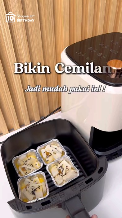 Airfryer lowwat #RacunShopee #DiskonRacunShopee #shopeevideo #airfryer #airfryermurah #airfryerhanriver #hanriverairfryer #airfryerlowwatt #hanriver