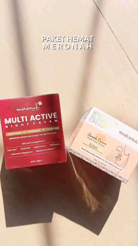 MERONAH PAKET COMBO 🫶🏻👀✨#BeliDiShopeeVideo #racunskincare #skincareroutine ##meronahglowingcream #GratisOngkirRP0 #bpomhalal #solusiflekhitam