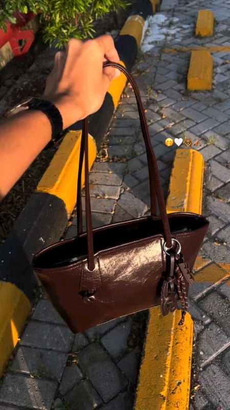 shoulder Tote bag wanita - selempang wanita premium kulit PU tebal stylish kekinian Totebag