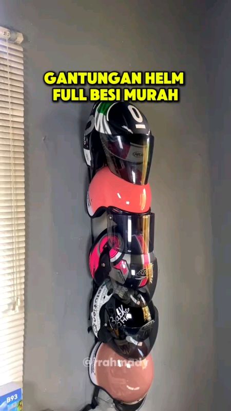 #RakGantunganHelmMotorTempelDinding#simpledanpraktis#racunshopee