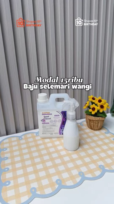 #pewangipakaian #parfumlaundry #FreshMistLaundry #pewangilaundry #pelicinlaundry #SpillRacunShopee #RacunShopee #GratisOngkirRP0 #ShopeeCOD #CODin