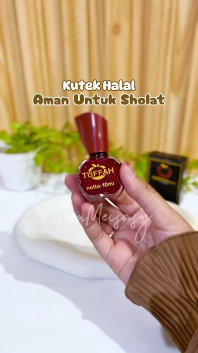 KUTEK HALAL SAH SHOLAT#kutekhalal #kuteksahsholat #nailhalal #kutekmuslimah #kutekhenna #SpillBawaBerkah #RacunShopee #ShopeeLook #CODinApa #ShopeeCOD