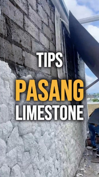 Pasang Limestone tanpa bingung, tukang bisa lakukan di rumah anda #pasangbatu #batualam #batubali #batualambali #freeongkir