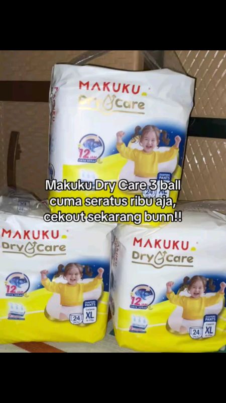 Makuku dry care #makuku #MAKUKUDryCare #diapers #RacunShopee #SpillRacunShopee #BadaiTapiBudget #trending #TermurahDiShopee #fyp