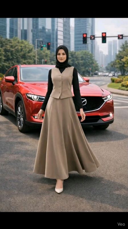 One set vest&Rok audy,,, Scuba premium,#setelanwanita #spillracunshoppee #FashiondiShopee #fyp