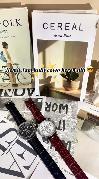 Jam kulit yang bikin tampilan makin solid✨#DiskonRacunShopee #wibgajian #jamtanganpria #jamtanganviral #chekoutyuk🥰 #fypツ