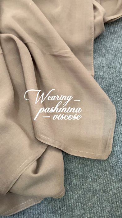 #1010supershoppingday #shopeevideo #pashmina #viscose