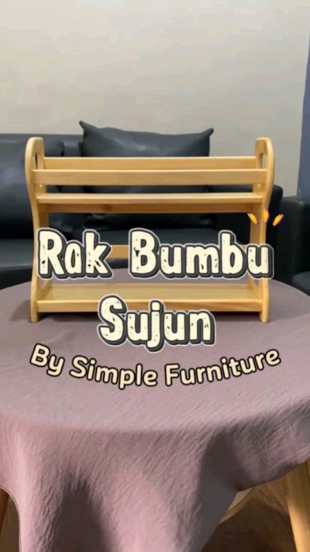 Rak Bumbu Sujun #rakbumbu #sujun #simplefurniture #kayupinus