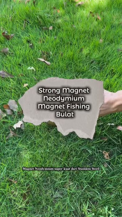 Coba rasakan tarikan daya magnetnya yang mantap dan temukan barang-barang berharga yang tersembunyi! #magnetfishing #neodymiummagnet #magnetkuat #hobi
